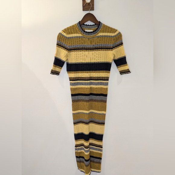 H&M striped bodycon dress - Picture 2 of 7